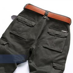 Cargo Pants Men Clothing 6 Pockets Work Casual Winter Pants