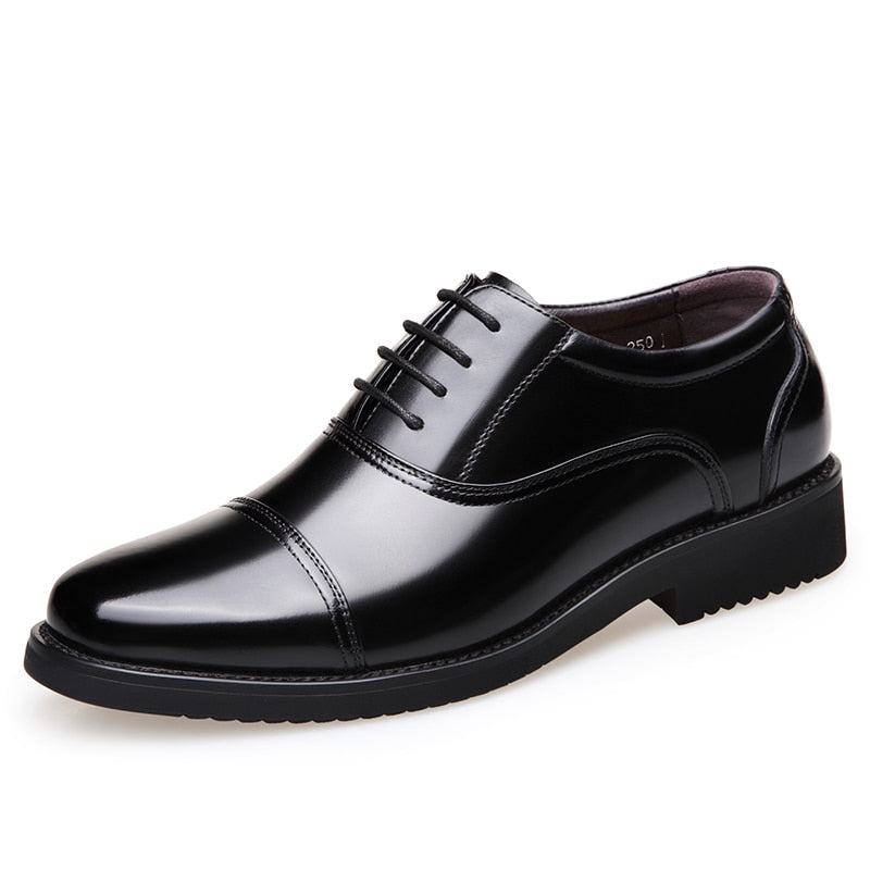 Man Split Leather Shoes Rubber Sole EXTRA Size 48 Man Business