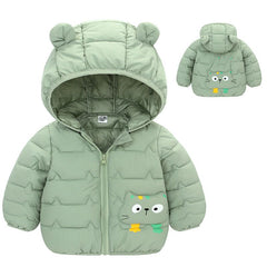 Winter Boys Warm Down Jackets Autumn Fashion Baby Girls Cute Cartoon