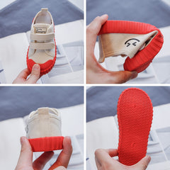 Kids Shoes Autumn Baby Canvas Shoes Girls Casual Soft Bottom