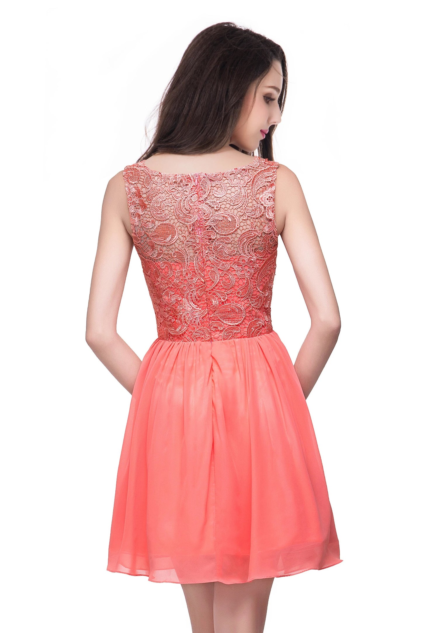 Homecoming Dresses: Prom Dresses Pink Red Short Women Short Dress