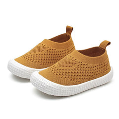 Children Casual Shoes Kids Sneakers Candy Soft Stretch Fabric Breathable