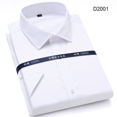 Summer Pure Cotton Non Iron Mens Dress Shirts