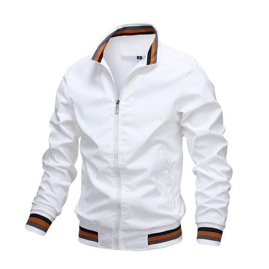 Men Fashion Jacket Men Casual Windbreaker Bomber Jacket Coats