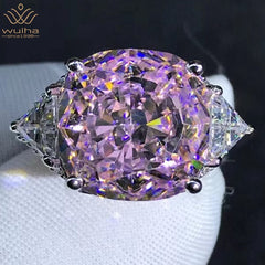 Classic Solid 925 Sterling Silver 3EX Cushion Cut 6CT VVS D Color