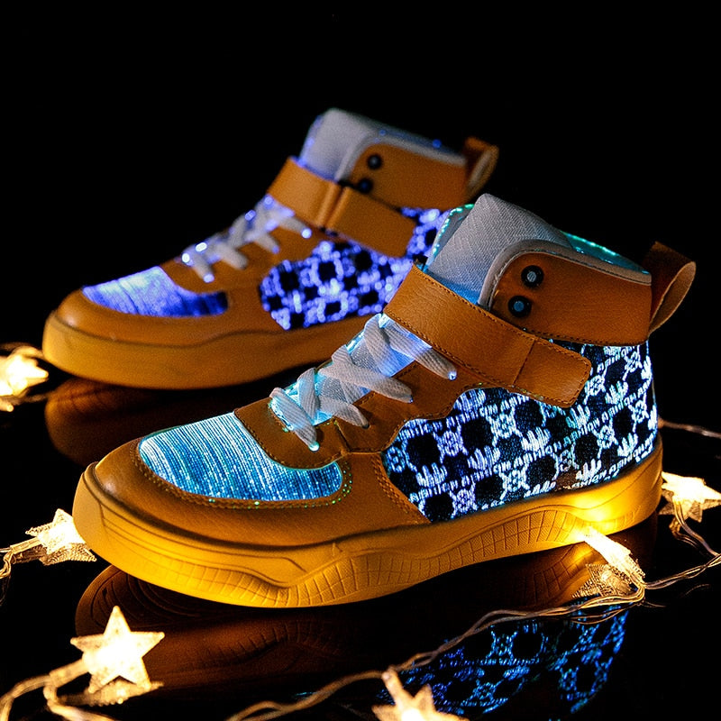 UncleJerry Fiber Optic Shoes big boys