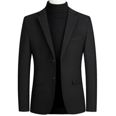 High Quality Men Wool Suit Coat Wool Blends Casual Blazers Men Suit