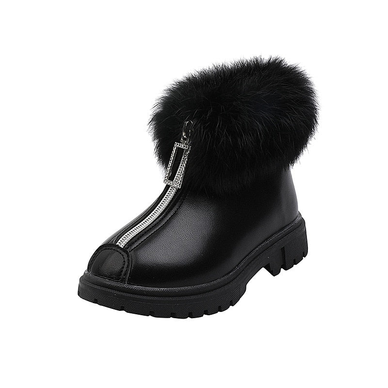 Shoes for Girl Kids Fashion Martin Boots Korean Winter Platform Boots