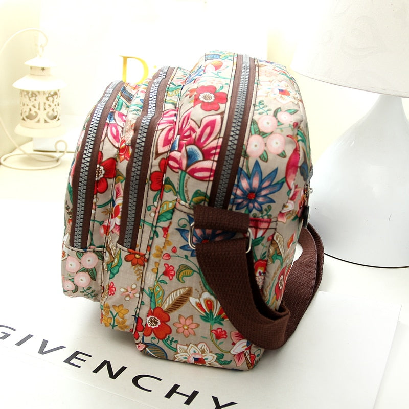 Fashion Women Messenger Bags Vintage Flower Printing Women Bag
