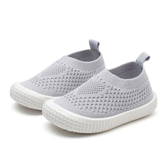 Children Casual Shoes Kids Sneakers Candy Soft Stretch Fabric Breathable