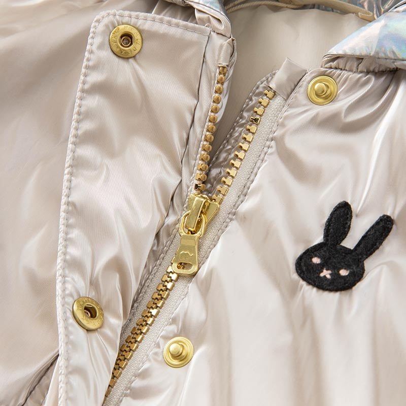 winter baby girls fashion cartoon hooded down coat children