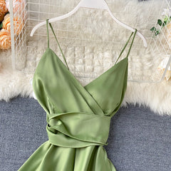 Boho Slim V Neck Summer Bandage Backless Maxi Long Dress Women Casual