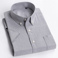 Men Casual Striped Shirt Men Summer Style Social Plaid