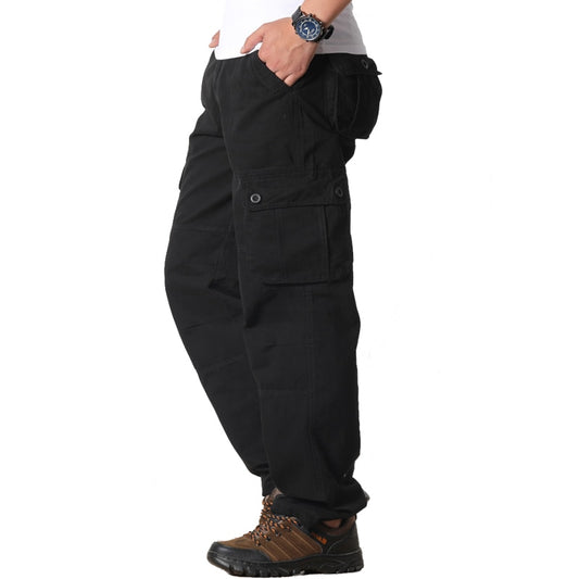 Men Cargo Pants Casual Multi Pockets Military Tactical Pants Male