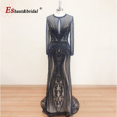 Evening wear Dresses: Wedding Evening Night Dresses Short Sleeves O Neck Beading