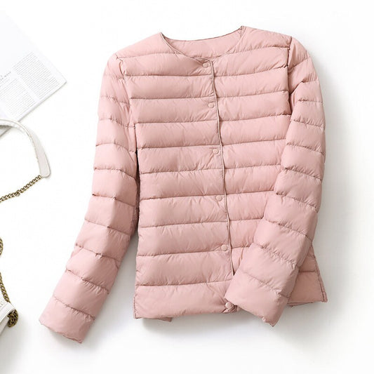 Ultra Light Down Women Matt Fabric Lightweight Coat Warm