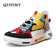 Summer Mixed Colors Sneakers Men Breathable Trendy Male Couple