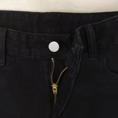 Fall Men Jeans Skinny Slim Straight Pants Fashion Black