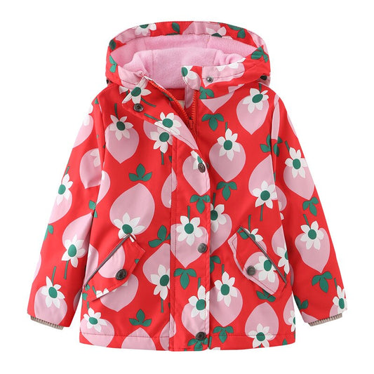 Winter children polar fleece windbreaker boys and girls single coat