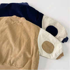 Fashion Baby Girl Boy Corduroy Jacket Infant Toddler Child Bomber Coat Blazer