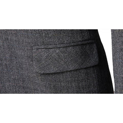 Tuxedo for Mens: Shenrun Men Suits Spring Autumn Business Formal Casual 3 Pieces Suit
