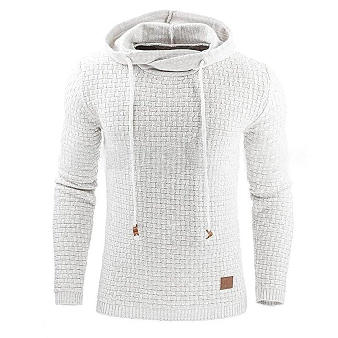 Hoodies Men Brand Male Plaid Hooded Sweatshirt Mens Hoodie