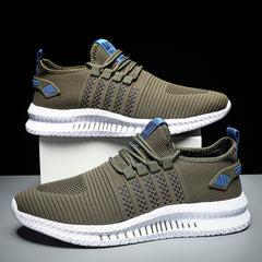 Sneakers Men Summer Breathable Shoes For Men Big Size Black White Casual