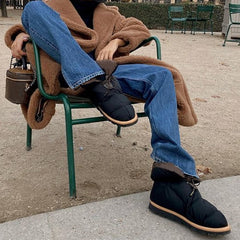 Ins Fashion Women Ankle Boots Winter Warm Female