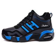 Winter Leather Boots Men Waterproof Men Sneakers Warm Trekking Work