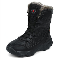 Winter Waterproof Men Boots Plush Super Warm Snow Boots Men Sneakers