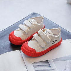 Kids Shoes Autumn Baby Canvas Shoes Girls Casual Soft Bottom
