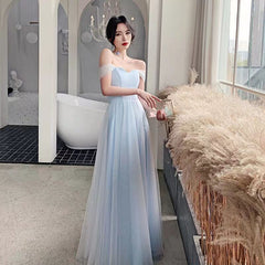 Homecoming Dresses: Soft Tulle Off The Shoulder Prom Party Dress
