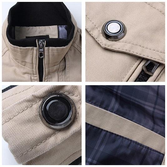 Spring Autumn Jacket Men Fashion Slim Bomber Windbreaker Jackets Coat