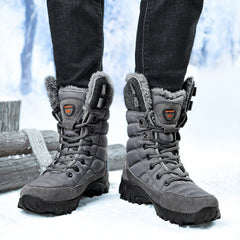 Men Winter Snow Boots Super Warm Men's Hiking Boots High Quality Waterproof