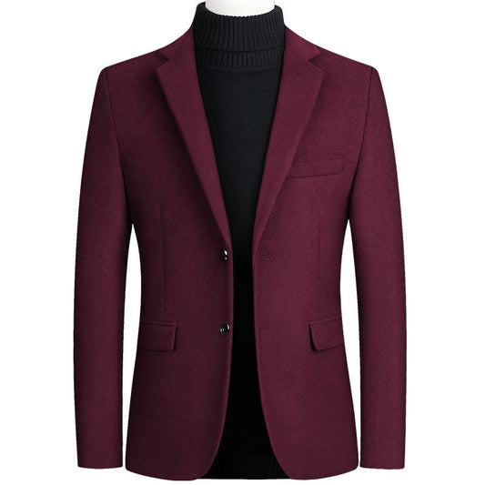 High Quality Men Wool Suit Coat Wool Blends Casual Blazers Men Suit