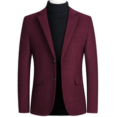 High Quality Men Wool Suit Coat Wool Blends Casual Blazers Men Suit