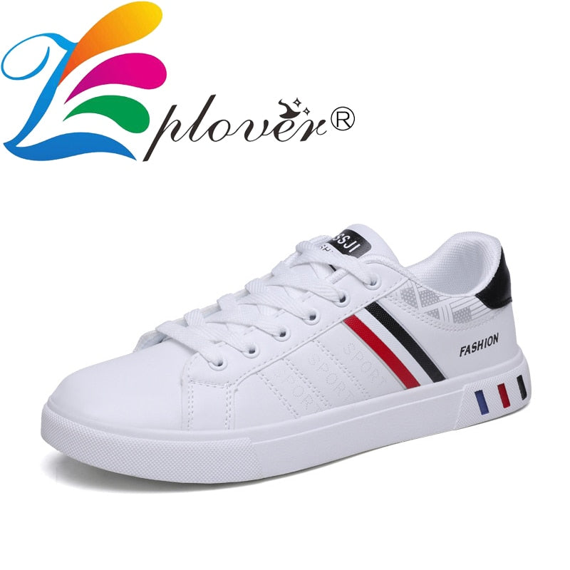 Men Casual Shoes Lightweight Breathable Men Shoes Flat Lace-Up