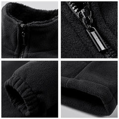Winter Fleece Jacket Parka Coat Men Spring Casual Tactical Army