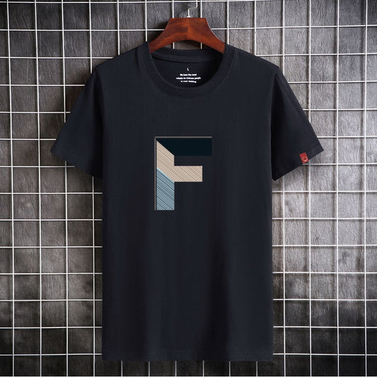 Summer Men T-shirt Short Sleeve Round Neck Streetwear Party Tops Trendy