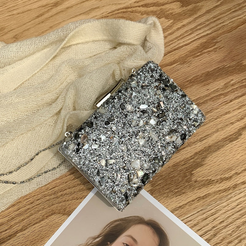 Luxury Diamond Fashion Women Party Clutch Bag Evening Bag Female