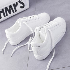 Women Sneakers Fashion Breathble Vulcanized Shoes Pu Leather