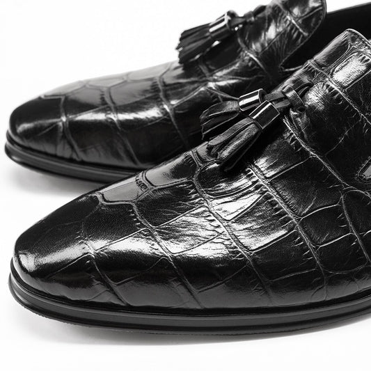 Fashion Men Shoes High Quality Slip-On Loafers Shoes For Men Genuine Leather