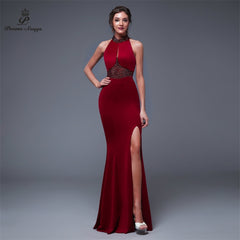 Evening wear Dresses: Evening dress Charming Slit Side Open Prom Formal Party dress