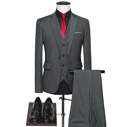Tuxedo for Mens: Men's suit Slim Fit wedding men suits groom suit Business