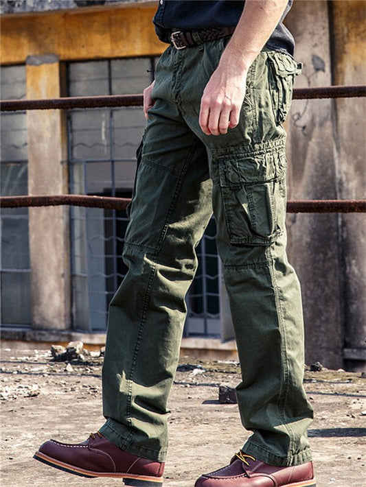 Men Cargo Pants Mens Casual Multi Pockets Military Large size 40