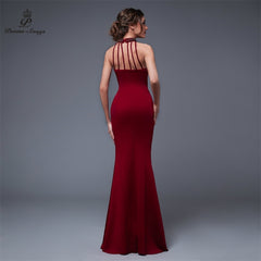 Evening wear Dresses: Evening dress Charming Slit Side Open Prom Formal Party dress