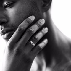 6/8mm Spinner Ring for Men Stress Release Accessory Classic Stainless