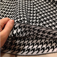 Spring Autumn Korean Women Skirt Knitting Woolen Midi Skirt Ladies High Waist Casual Pleated Elastic Flared Skirts Womens