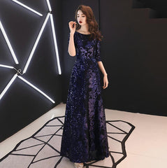 Evening wear Dresses: Elegant Sequined Evening Gowns Long Formal Evening