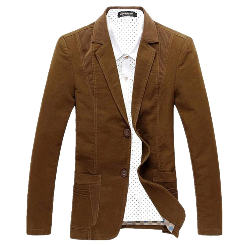 Mens Casual Blazer Oversize Coat Male Fashion Suit Jacket Men Blazer